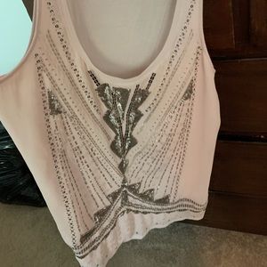 Beaded tank top